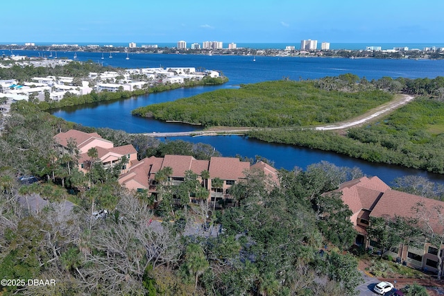 1401 S Palmetto Ave Unit 402, Daytona Beach, FL 32114 - bird's eye view of a nearby body of water