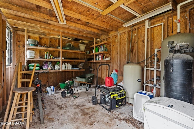 view of storage room