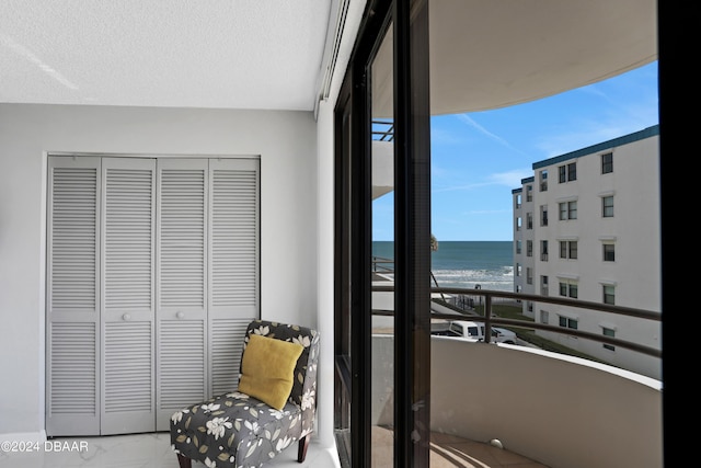 3743 S Atlantic Ave Unit 3D, Daytona Beach Shores, FL 32118 - balcony with a water view