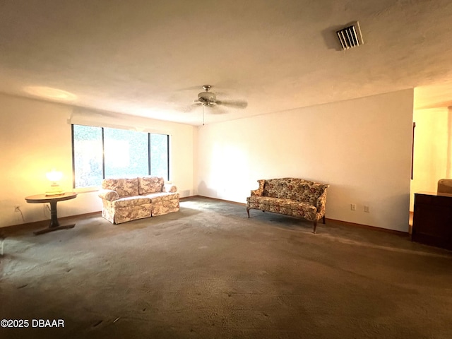 112 Underbrush Trl, Port Orange, FL 32128 - sitting room featuring carpet flooring and ceiling fan