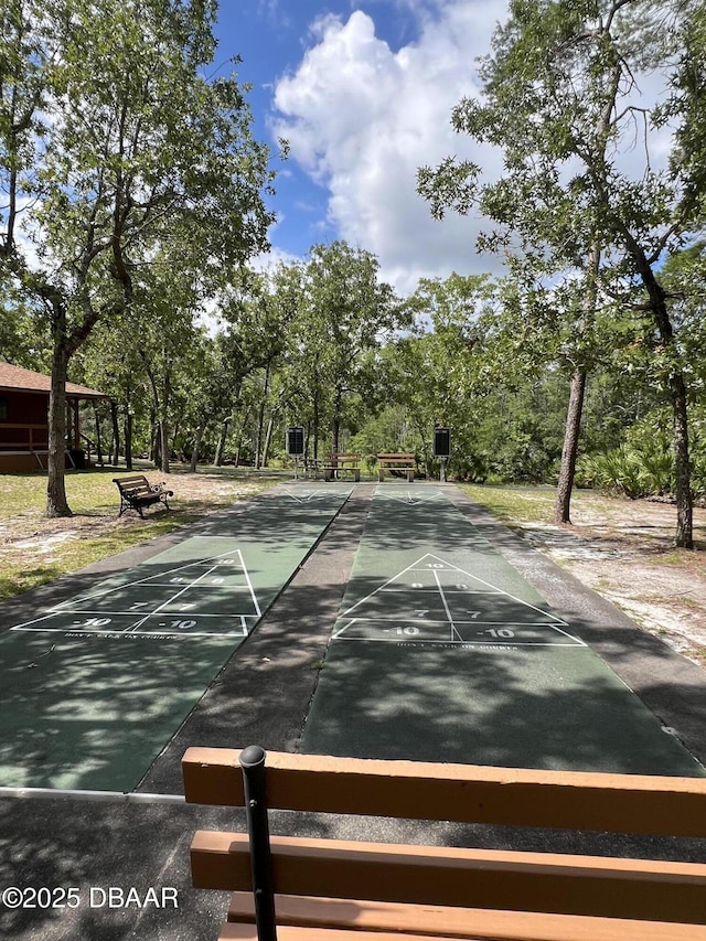 112 Underbrush Trl, Port Orange, FL 32128 - view of property's community featuring shuffleboard and view of scattered trees