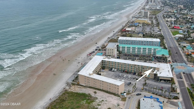 219 S Atlantic Ave Unit 440, Daytona Beach, FL 32118 - bird's eye view of waterfront with a beach