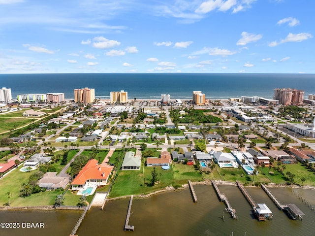 3167 S Peninsula Dr, Daytona Beach, FL 32118 - aerial view with a view of city and a water view
