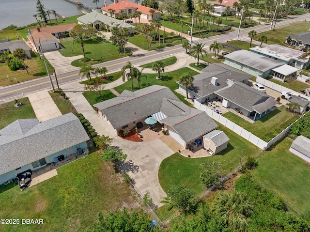 3167 S Peninsula Dr, Daytona Beach, FL 32118 - drone / aerial view with a residential view and a water view