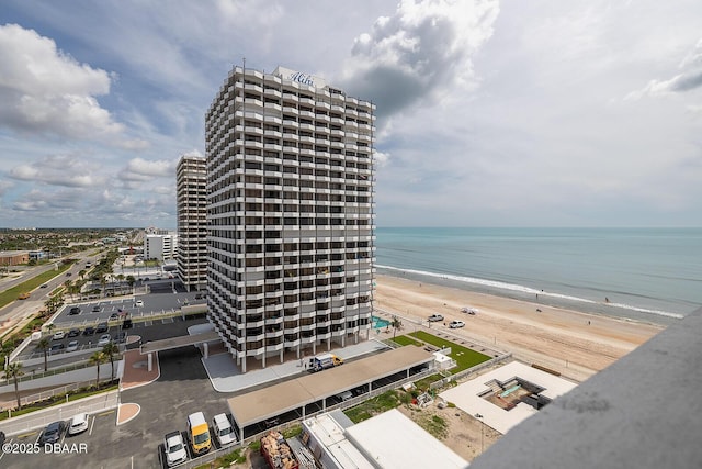 2800 N Atlantic Ave Unit 1105, Daytona Beach, FL 32118 - view of property featuring view of water and beach