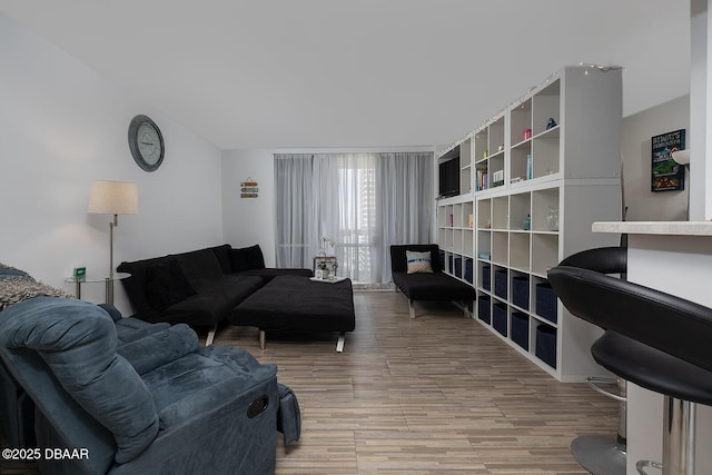 2800 N Atlantic Ave Unit 1105, Daytona Beach, FL 32118 - living area featuring wood finished floors