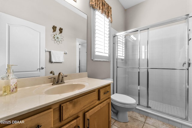 4 Arika At Lionspaw, Daytona Beach, FL 32124 - full bath with vanity, a stall shower, and tile patterned floors