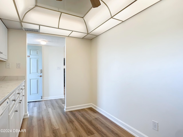 interior space featuring light wood-type flooring