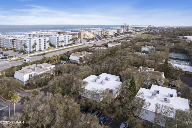 birds eye view of property featuring a view of city