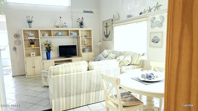55 Chippingwood Ln, Ormond Beach, FL 32176 - living area with light tile patterned floors