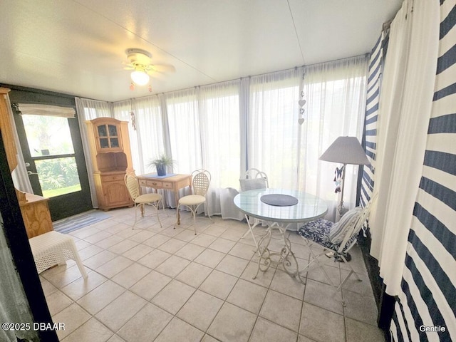 55 Chippingwood Ln, Ormond Beach, FL 32176 - sunroom / solarium featuring tile patterned flooring