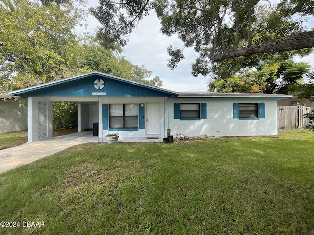 506 Cambridge Cir S, Daytona, FL 32119 - single story home featuring driveway and an attached carport