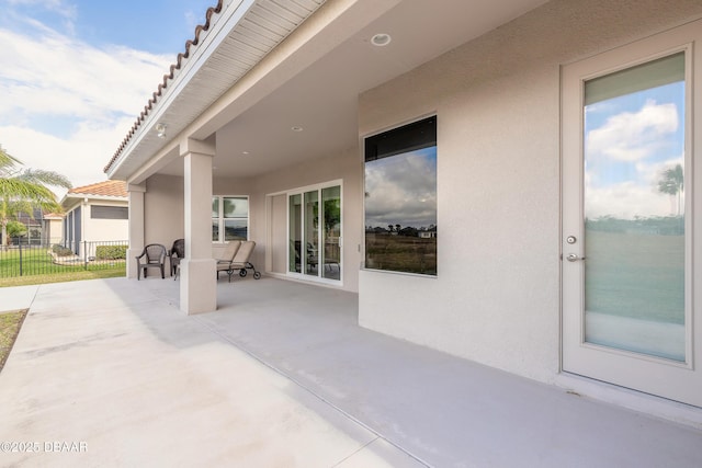 view of patio