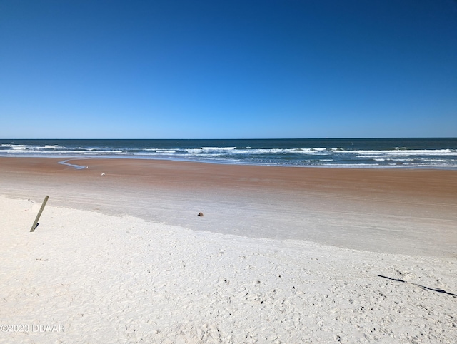 water view featuring a view of the beach