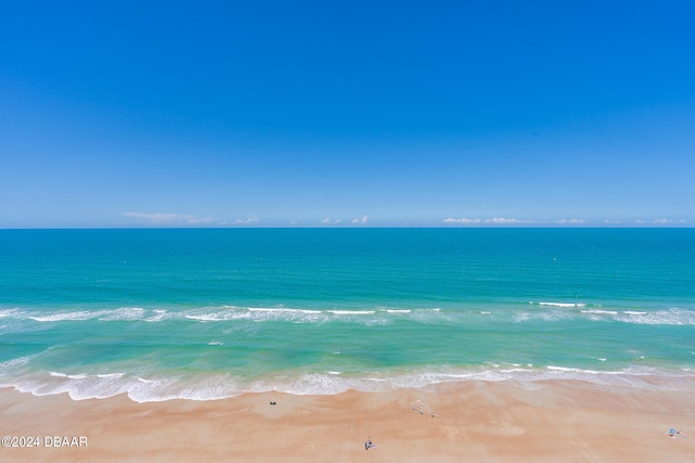 property view of water with a view of the beach