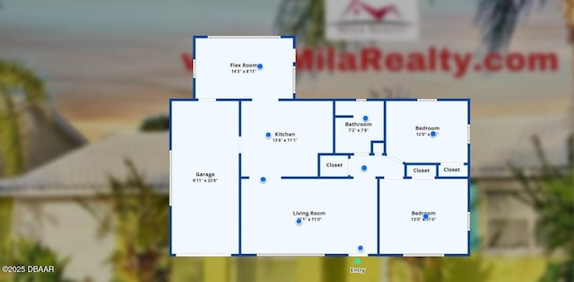 2711 Dach Ave, Daytona Beach, FL 32118 - floor plan