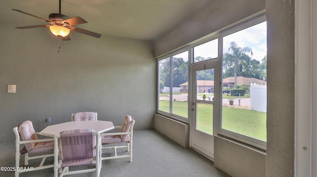 4269 Mayfair Ln, Port Orange, FL 32129 - sunroom featuring carpet floors