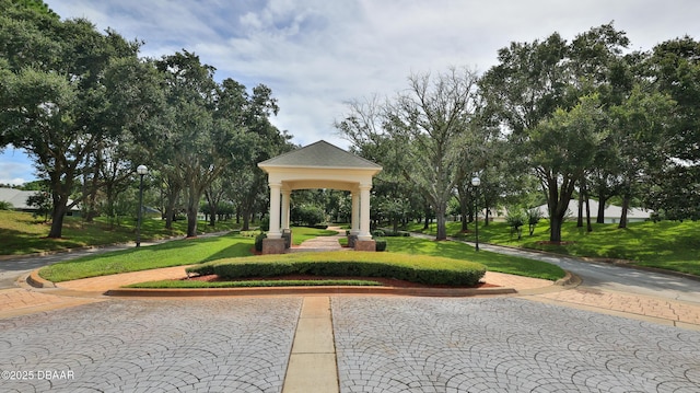 4269 Mayfair Ln, Port Orange, FL 32129 - view of property's community with a gazebo and a lawn