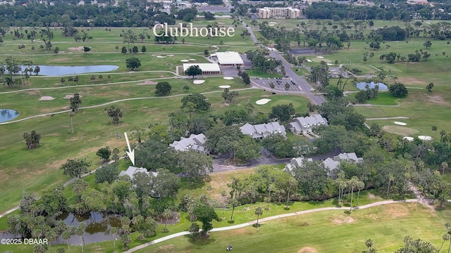 156 Grand Oaks Cir, Daytona Beach, FL 32114 - aerial overview of property's location with a nearby body of water and a local golf course