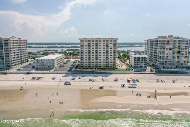 3721 S Atlantic Ave Unit 801, Daytona Beach Shores, FL 32116 - aerial view of extended coastline and apartment complex