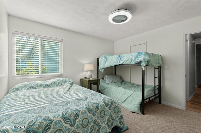 bedroom featuring carpet floors