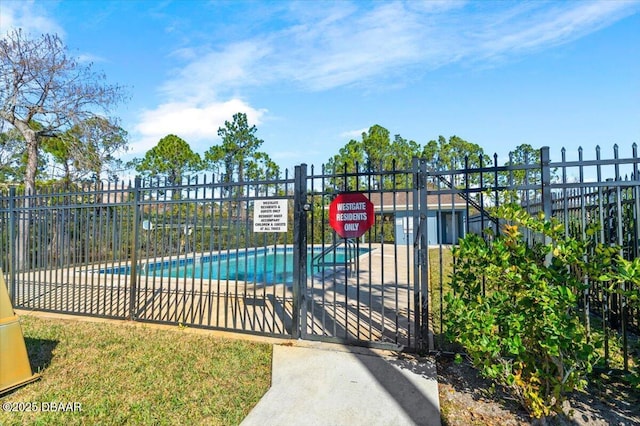 view of pool