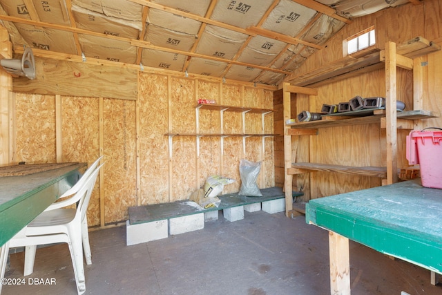 view of storage room