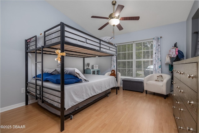 2953 Wild Pecan Ct, Port Orange, FL 32129 - bedroom featuring wood finished floors and a ceiling fan
