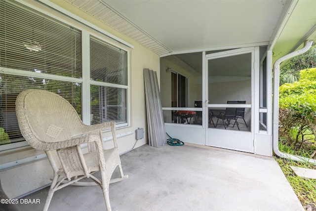 2953 Wild Pecan Ct, Port Orange, FL 32129 - view of patio / terrace with a sunroom