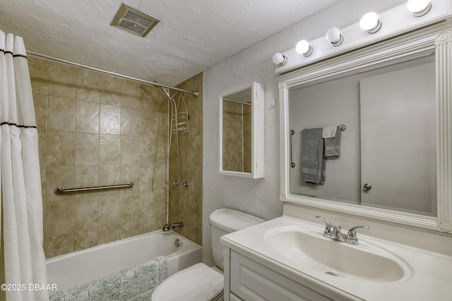 329 Wilder Blvd Unit C103, Daytona Beach, FL 32114 - bathroom with shower / bath combination with curtain, toilet, and vanity