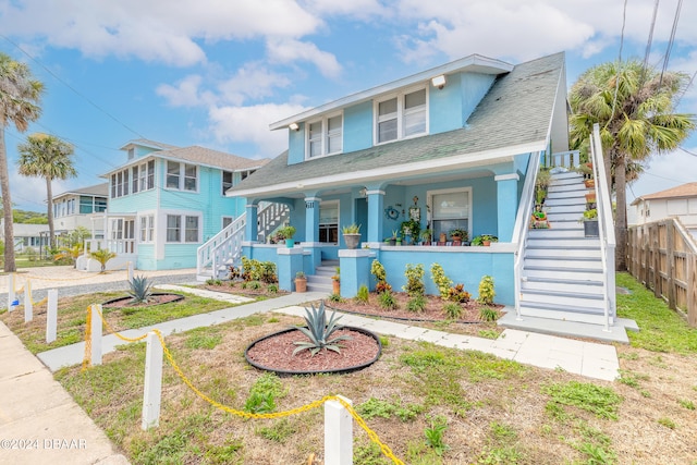 bungalow-style home featuring a porch