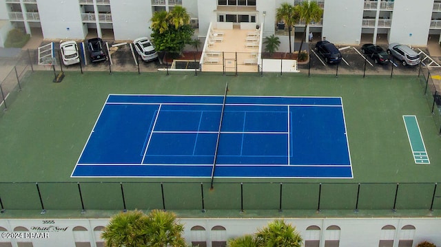 view of sport court