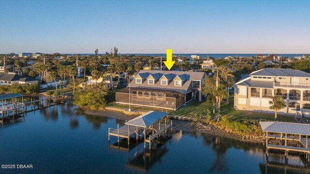 4210 S Peninsula Dr, Port Orange, FL 32127 - drone / aerial view of a large body of water