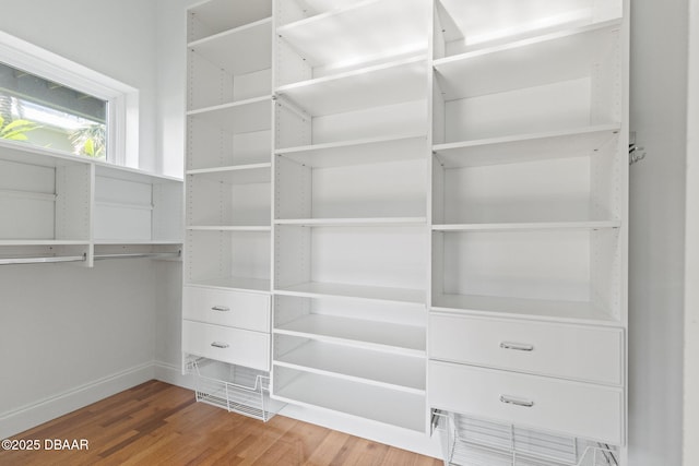 4210 S Peninsula Dr, Port Orange, FL 32127 - spacious closet featuring wood finished floors