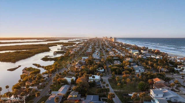 4210 S Peninsula Dr, Port Orange, FL 32127 - aerial view at dusk of a water view and a residential view