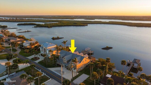 4210 S Peninsula Dr, Port Orange, FL 32127 - drone / aerial view of a large body of water