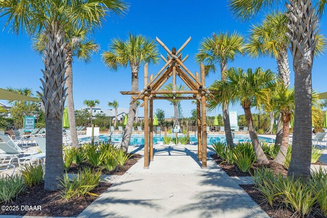623 Margaritaville Ave, Daytona Beach, FL 32124 - view of home's community featuring a pool