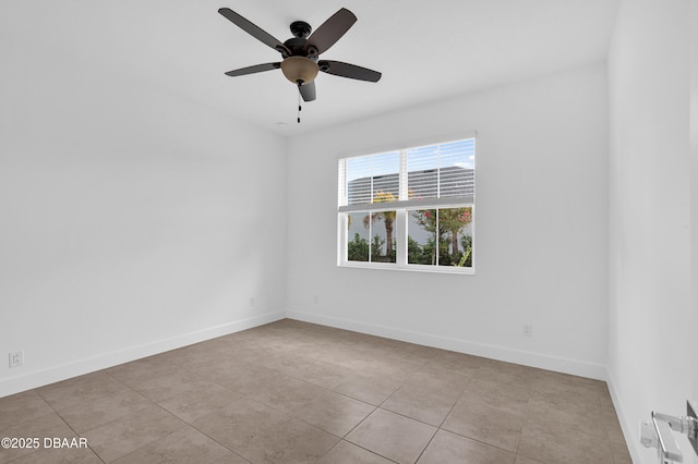 623 Margaritaville Ave, Daytona Beach, FL 32124 - spare room featuring ceiling fan and tile patterned floors
