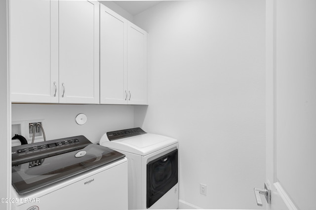 623 Margaritaville Ave, Daytona Beach, FL 32124 - laundry area with cabinet space and separate washer and dryer