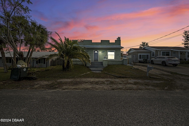 view of front of home