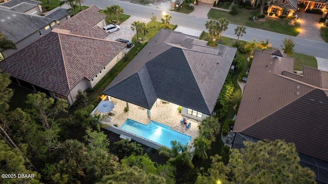 634 Woodbridge Dr, Ormond Beach, FL 32174 - aerial perspective of suburban area with a pool
