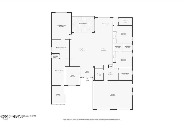 634 Woodbridge Dr, Ormond Beach, FL 32174 - property floor plan