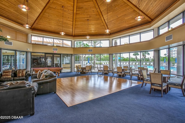 view of community lobby