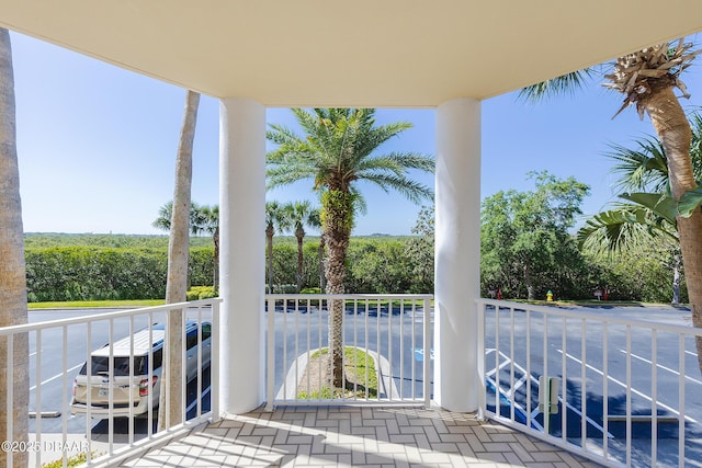 4624 Harbour Village Blvd Unit 4204, Ponce Inlet, FL 32127 - view of patio / terrace featuring a balcony