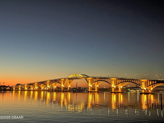 717 S Beach St Unit 102C, Daytona Beach, FL 32114 - water view with a notable bridge