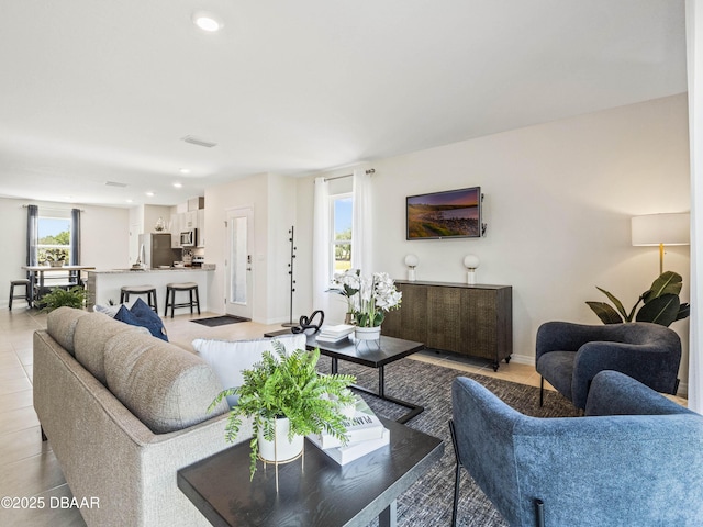 view of living room