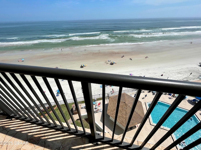 2615 S Atlantic Ave Unit 7H, Daytona Beach, FL 32118 - water view featuring local beach