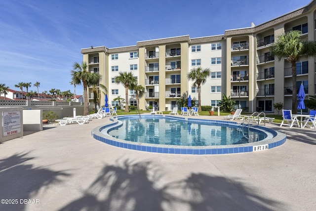 pool featuring a patio