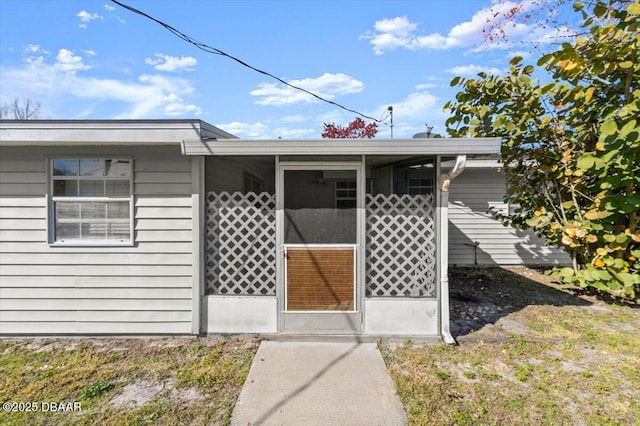 view of entrance to property