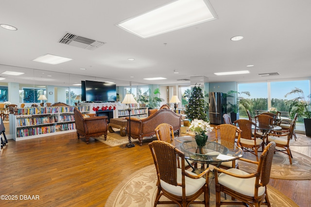 dining room featuring hardwood / wood-style floors